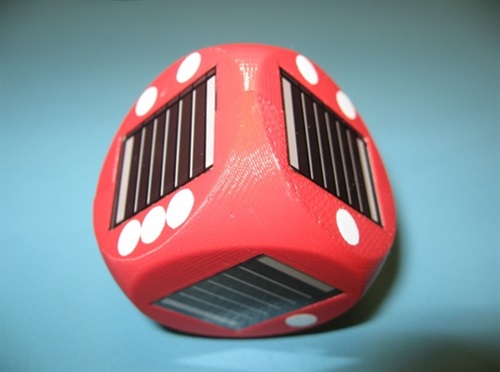 The solar dice is an ultra-low-power optimized sensor node in the IoT. The solar dice is an ultra-low-power optimized sensor node in the IoT.