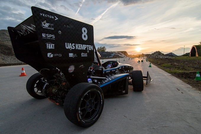 Infinity Racing team’s working prototype. Infinity Racing team’s working prototype.