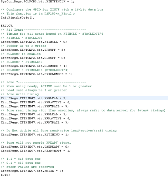 Using “example 2834xdma Xintf To Ram.c” To Test The External Memory Of 