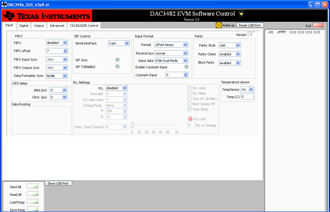 Dac Evm Configuration Issue Using Evm Gui App Controls In A Stuck State Data Converters