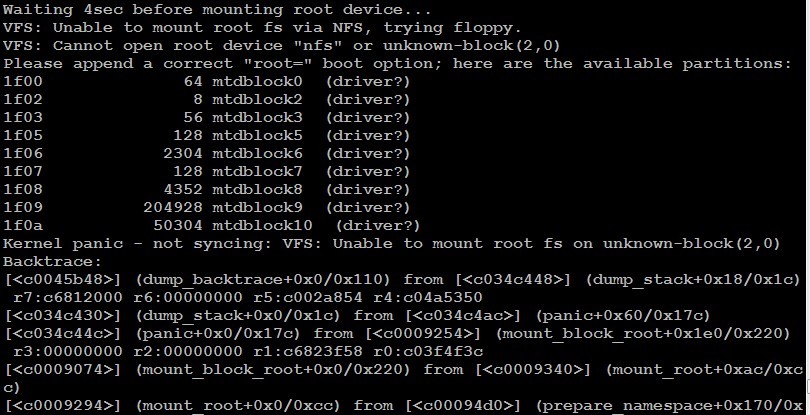 Mount File System Failed - Processors Forum - Processors - TI E2E ...