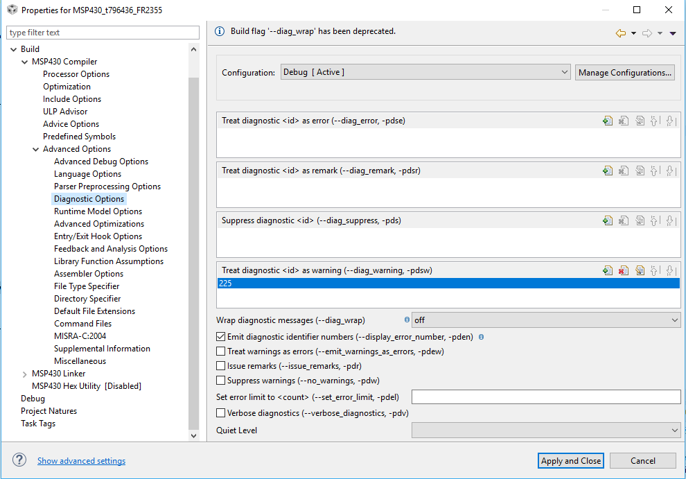 CCS TM4C1294NCPDT 112 D Statement Is Unreachable Code Composer