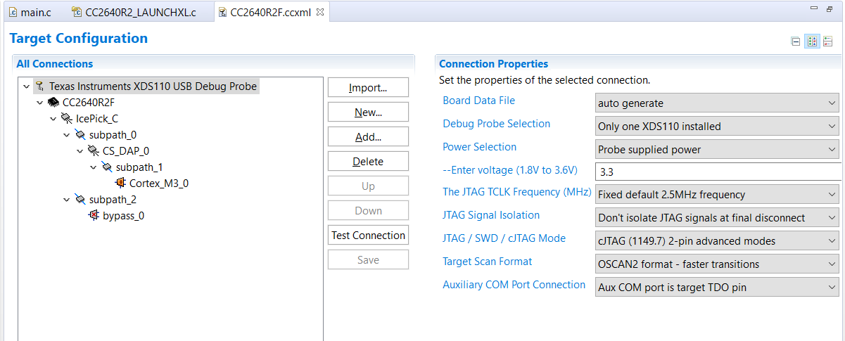 Ccs Launchxl Cc R Using Cc R F Launchapd As Xds Debugger