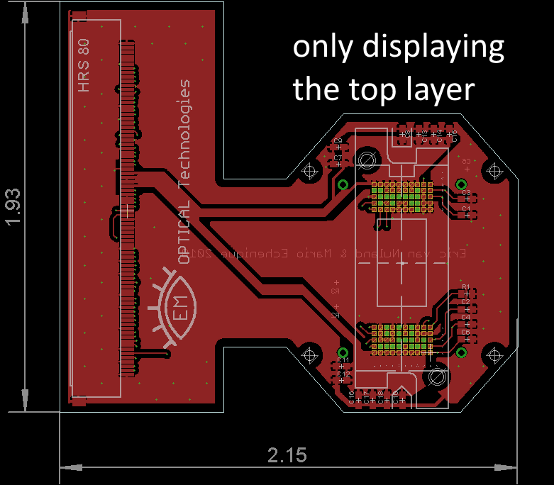 Dlp Our Own Dmd Pcb Design Connected To The Evaluation Control