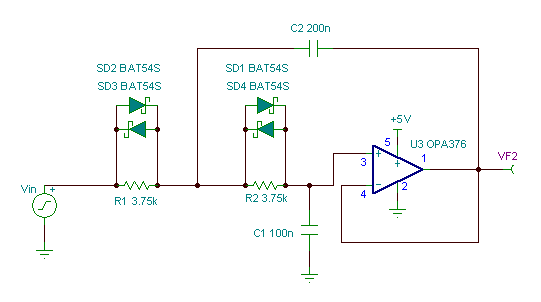 put the diodes in parallel