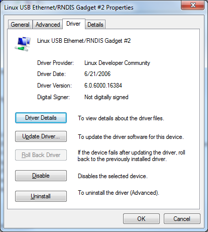 rndis driver for windows 7 64 bit download