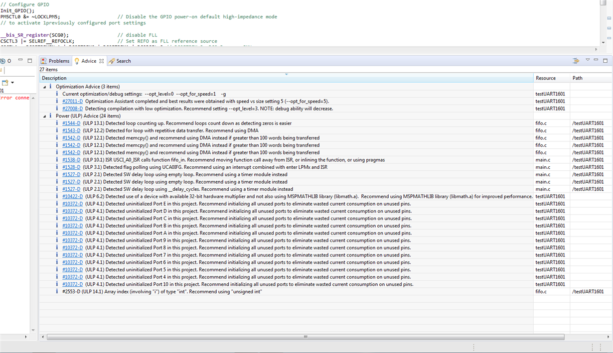 Ccs Msp Fr Msp Error Connecting To The Target Unknown