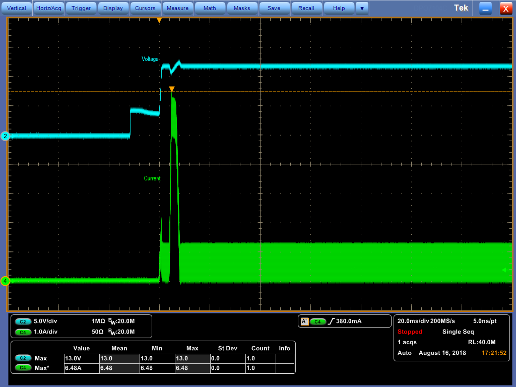 Tps Step Increase In Output Voltage And Large Inrush Current