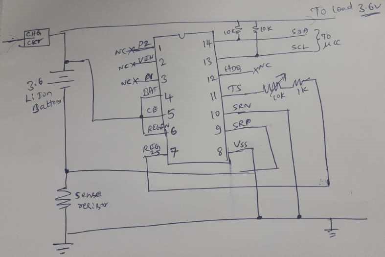 Schematic And Initialization Interacting With Bq34z100 G1 Power