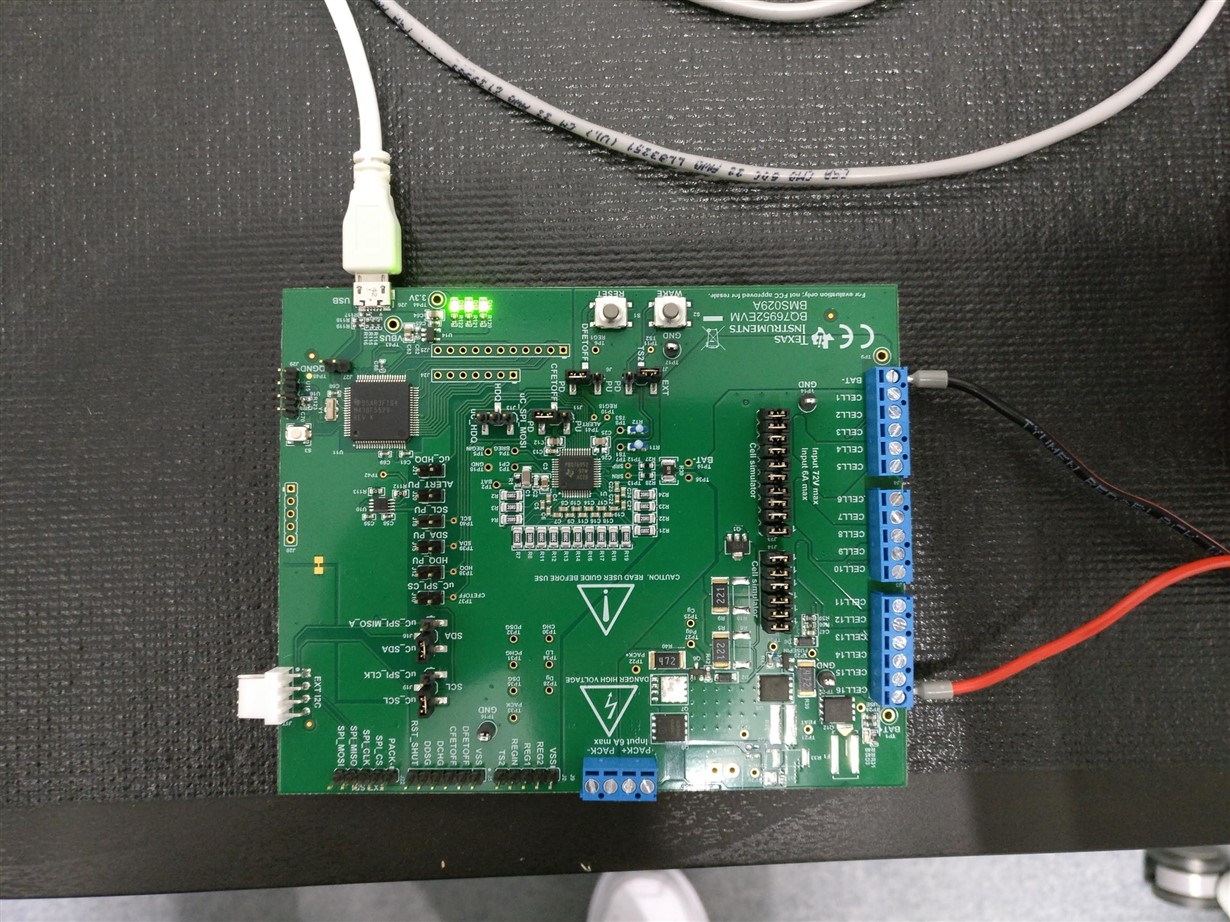 BQ76952EVM Issue Connecting With BqStudio Power Management Forum