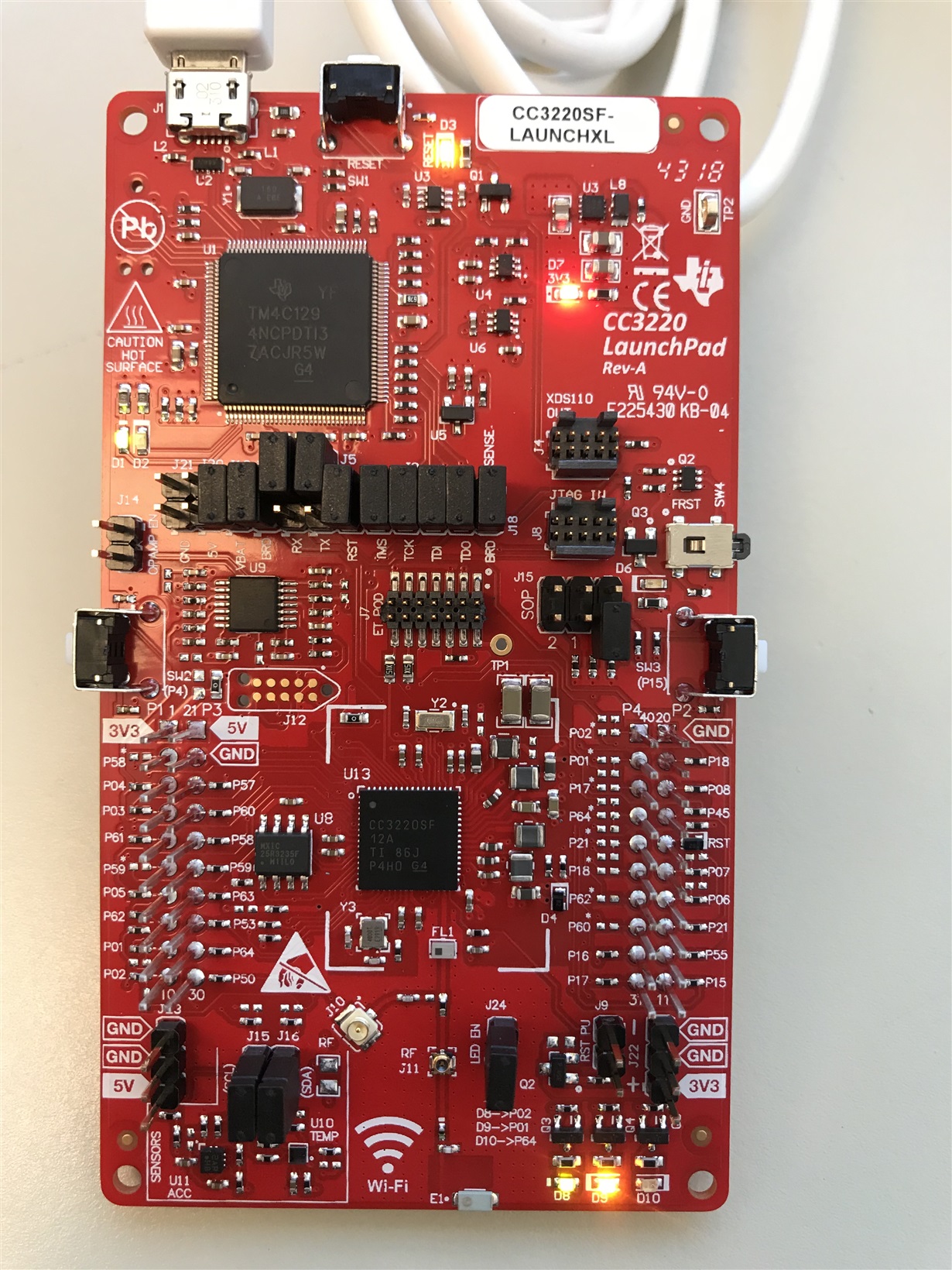 Ccs Cc Sf Launchxl Jtag Leds Turn Off Following Debug Firmware