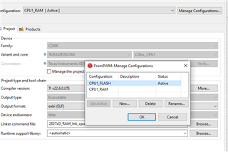 LAUNCHXL F28379D Adding PWM Module Problem With Linker Command File