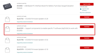 EV2400 Unable To Connect To EV2400 With Either BQStudio Or The