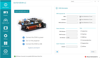 DLPDLCR3010EVM G2 How To Dim LED Brightness On DLP3010EVM G2