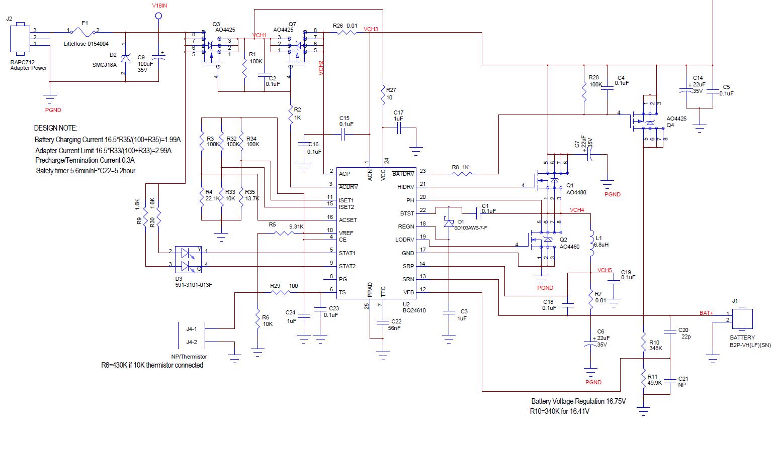 BQ24610 stops charging occationally - Power management forum - Power ...