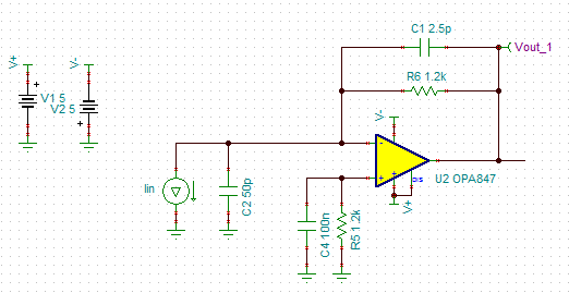 Design Transimpedance amplifier with bootstrap under large PD ...