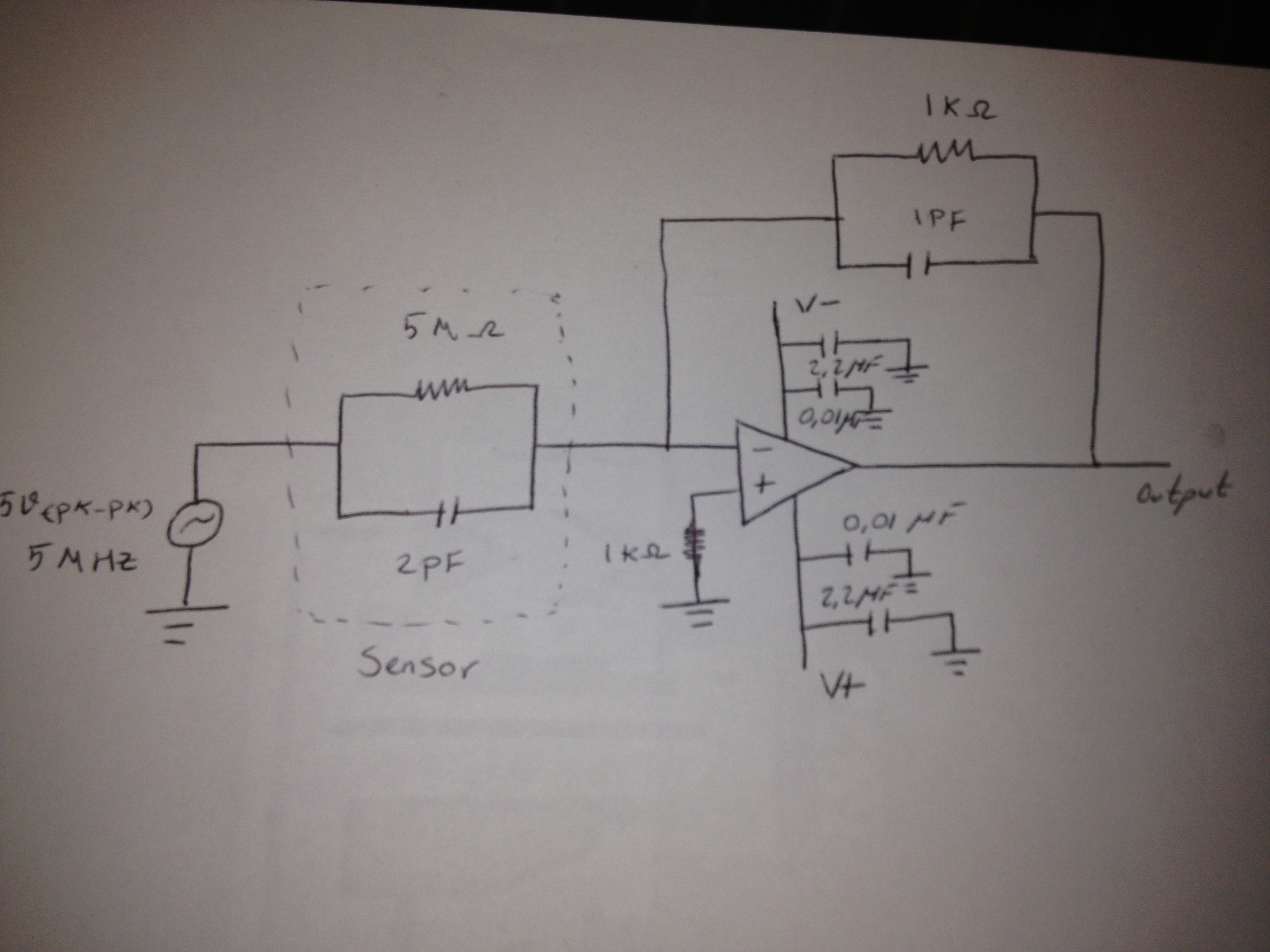 LM7171: Inverting Amplifier with High Impedance input - Amplifiers ...