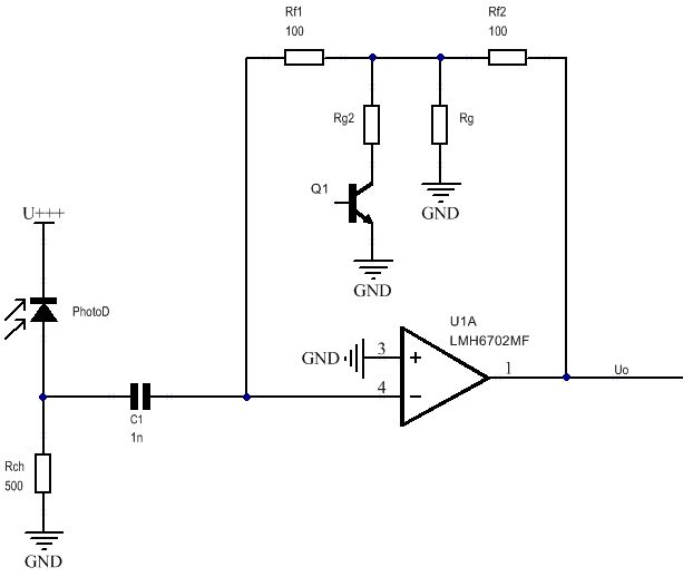 Transimpedance AC coupled on T network - Amplifiers forum - Amplifiers ...