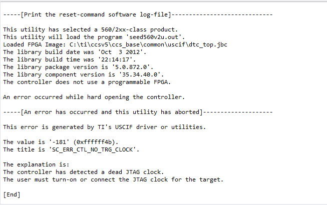 C6745 Dead JTAG Clock Issue - Processors forum - Processors - TI E2E ...