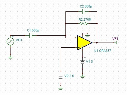 about charge amplifier - Amplifiers forum - Amplifiers - TI E2E support ...