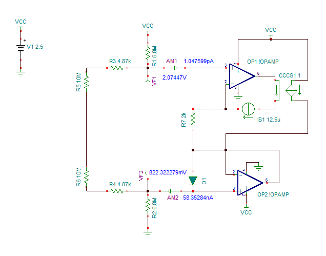 INA326 input bias/offset current appears much higher then spec ...