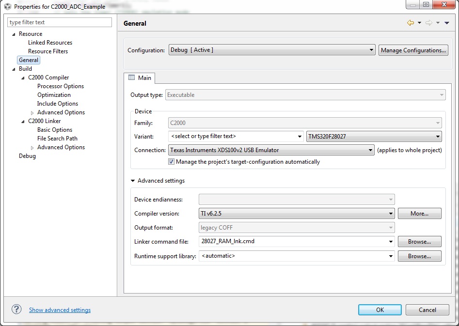 ADC triggered by cpu_timer0 on TMS320F28027 Launch - C2000 ...