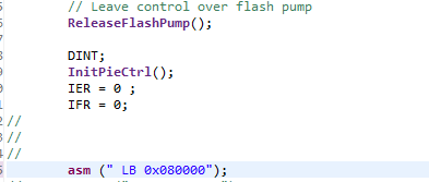 F28377D Bootloader Jump to App Code - C2000 microcontrollers