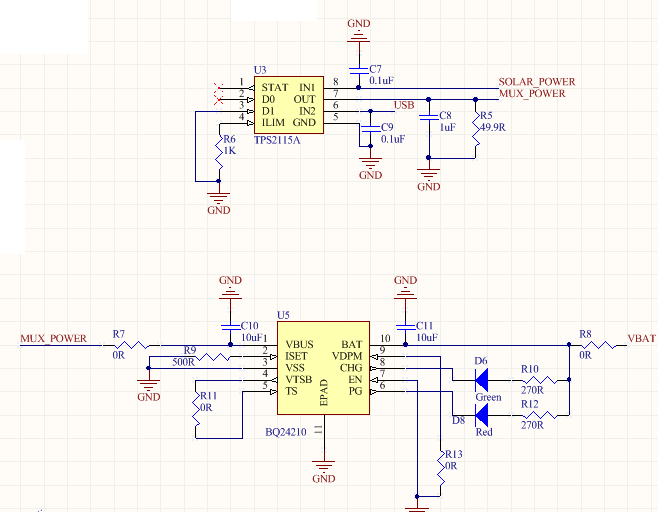 BQ24210 drains 80mA from battery without any load - Power management ...