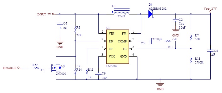 LM5002 Disable Control - Power management forum - Power management - TI ...