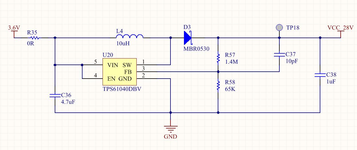 TPS61040 solution overcurrent - Power management forum - Power ...