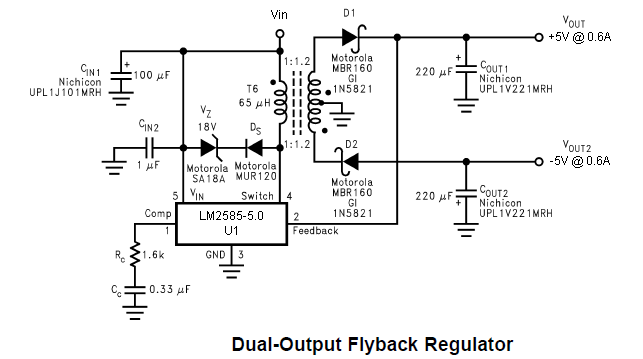 LM 7805 and LM 7905 Can I create +/-5V 1A supply using these regulators ...