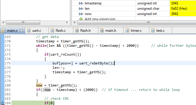 Two Variables in same register although should have enough memory ...