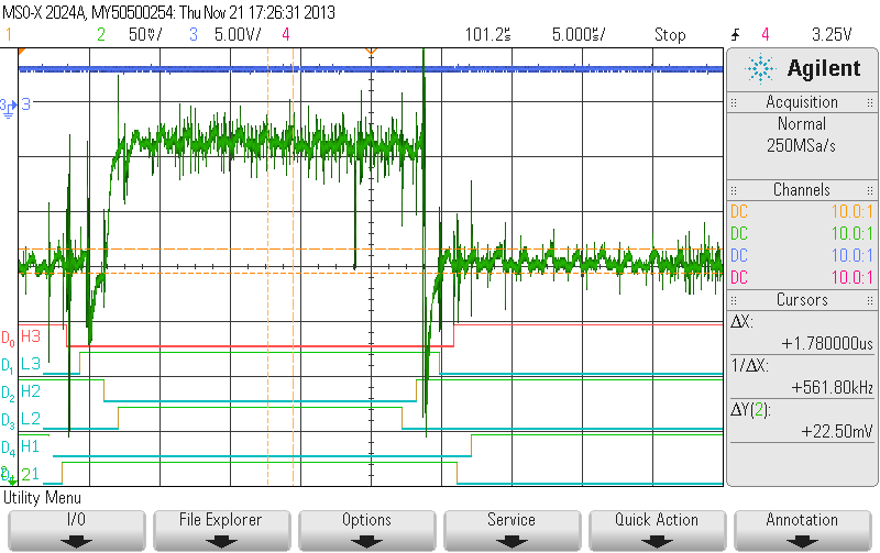 DRV8301 Current Shunt Amplifiers - Output Noise - Motor drivers forum ...