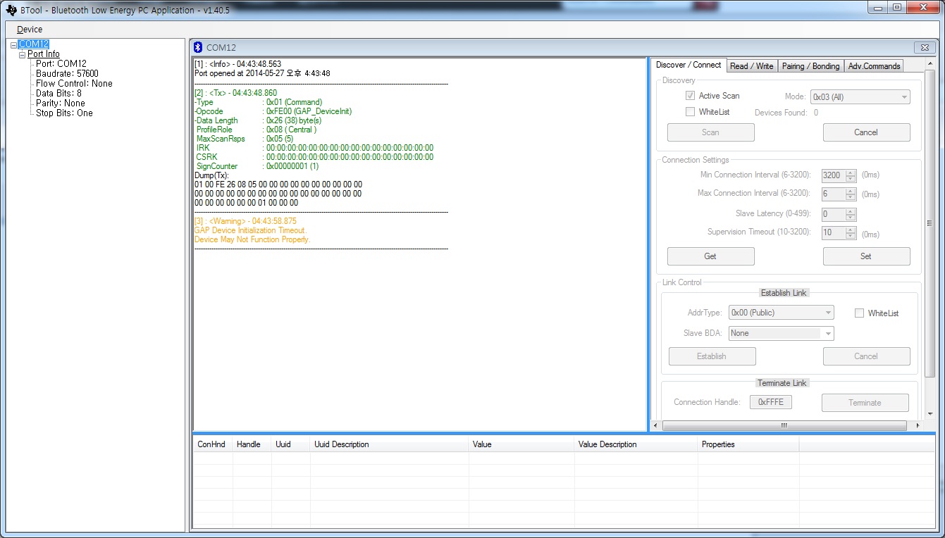 Usb cc2540 hid driver