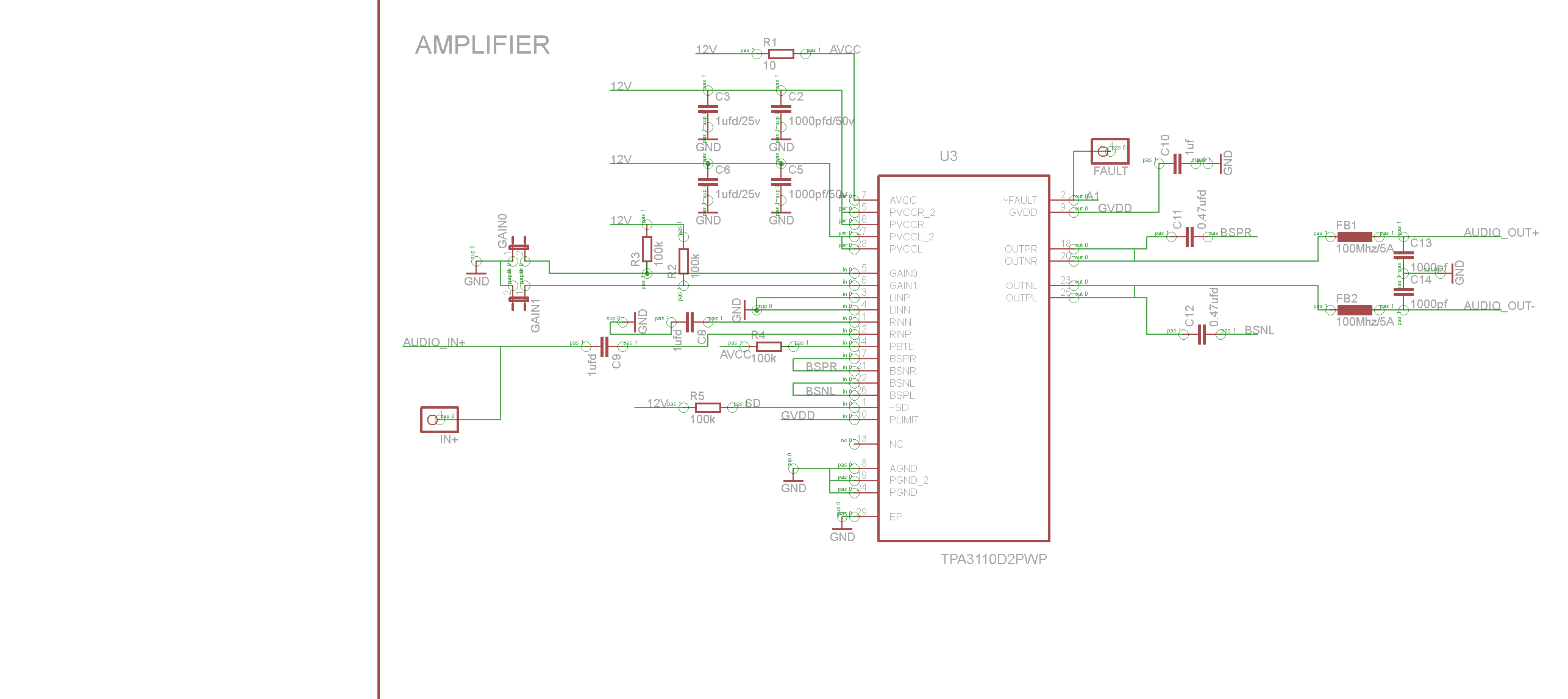 TPA3110D2 input and maxim power - Audio forum - Audio - TI E2E support ...