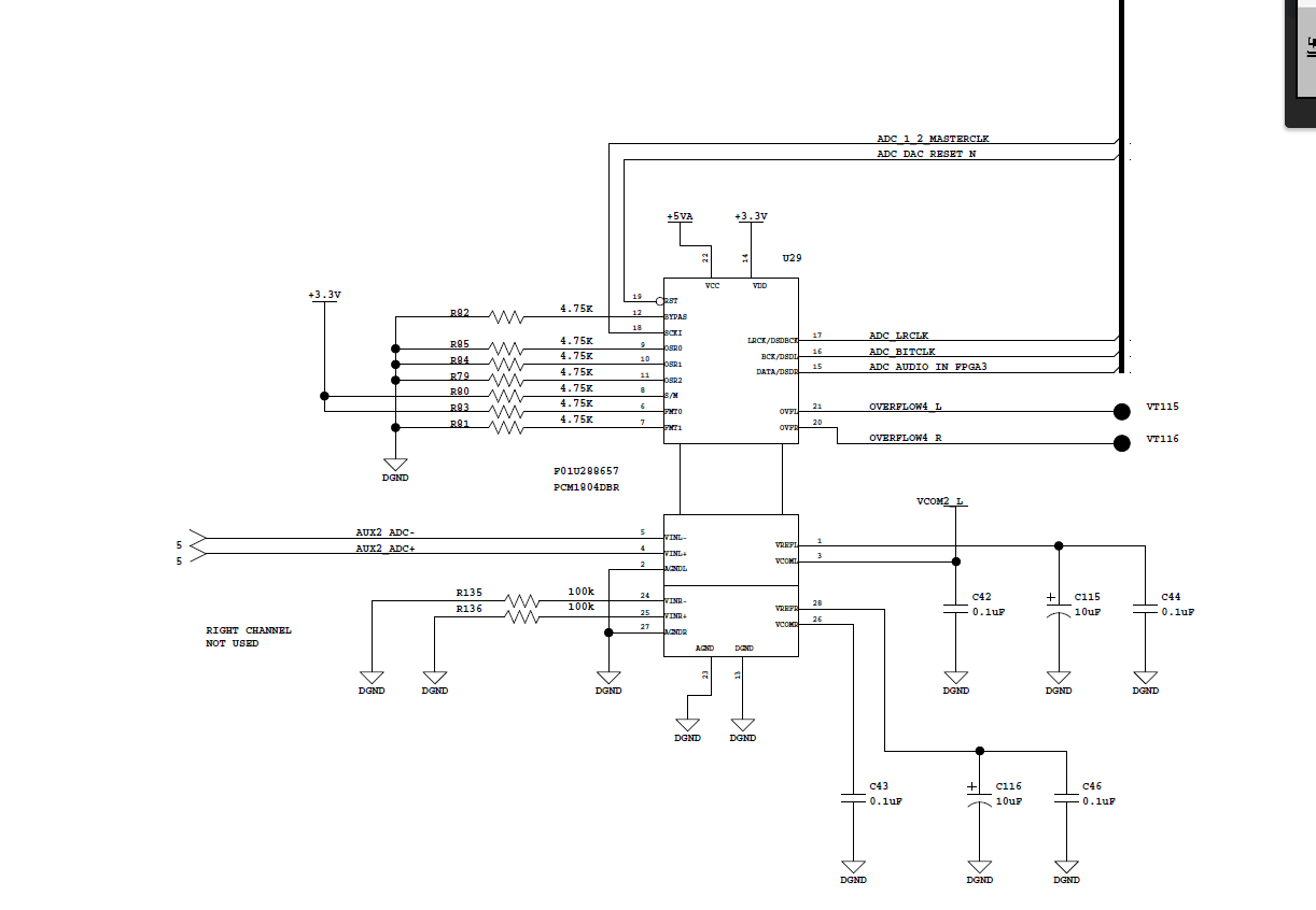 PCM1804 High THD+N% - Audio forum - Audio - TI E2E support forums