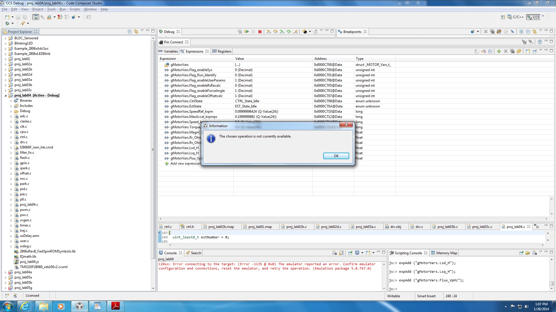 Can't access Graphs in CCS 5.2.1 - Code Composer Studio forum - Code ...