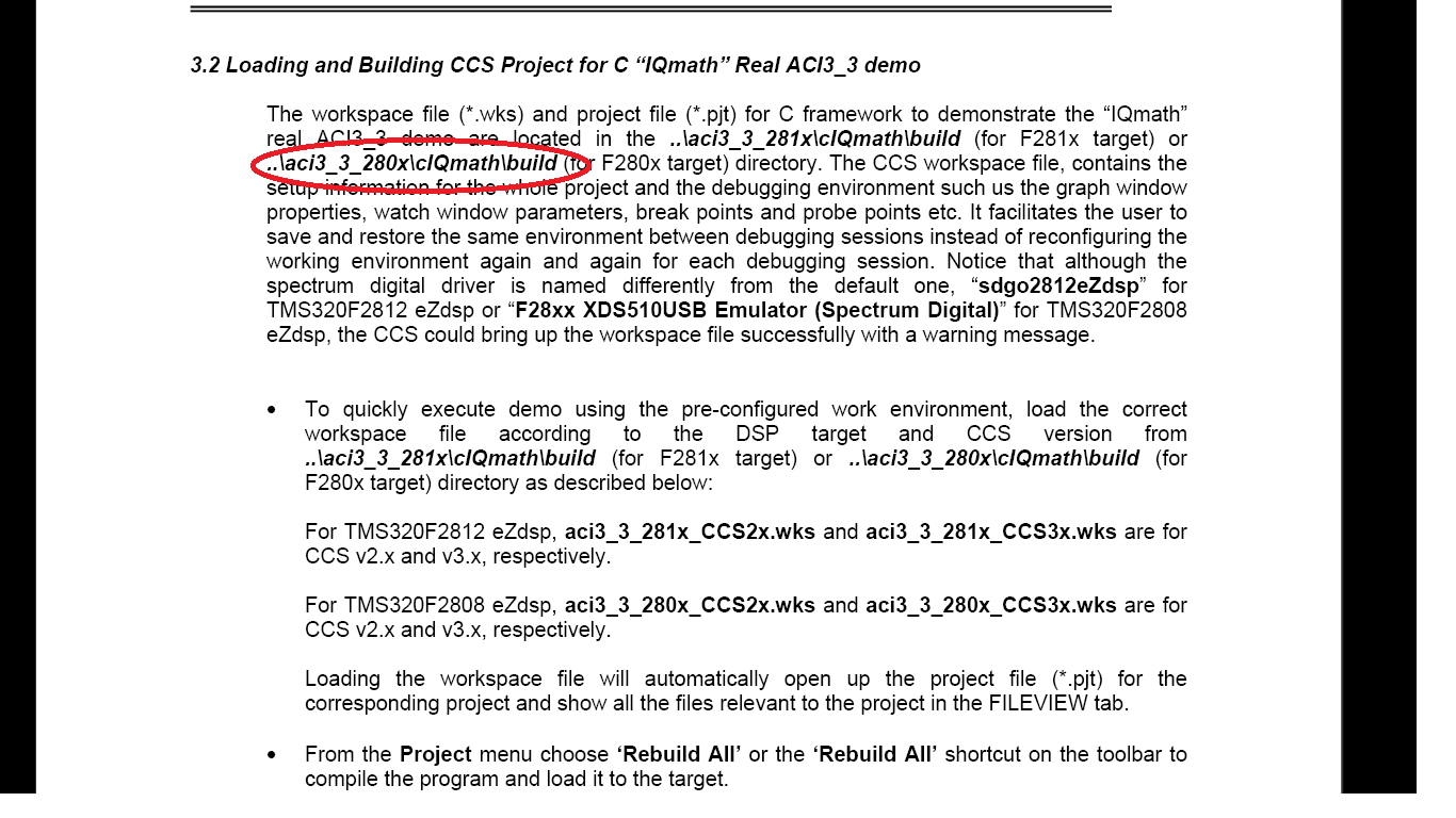 Errors while building legacy projects of ccsv3 to ccs v5 (v/f control ...