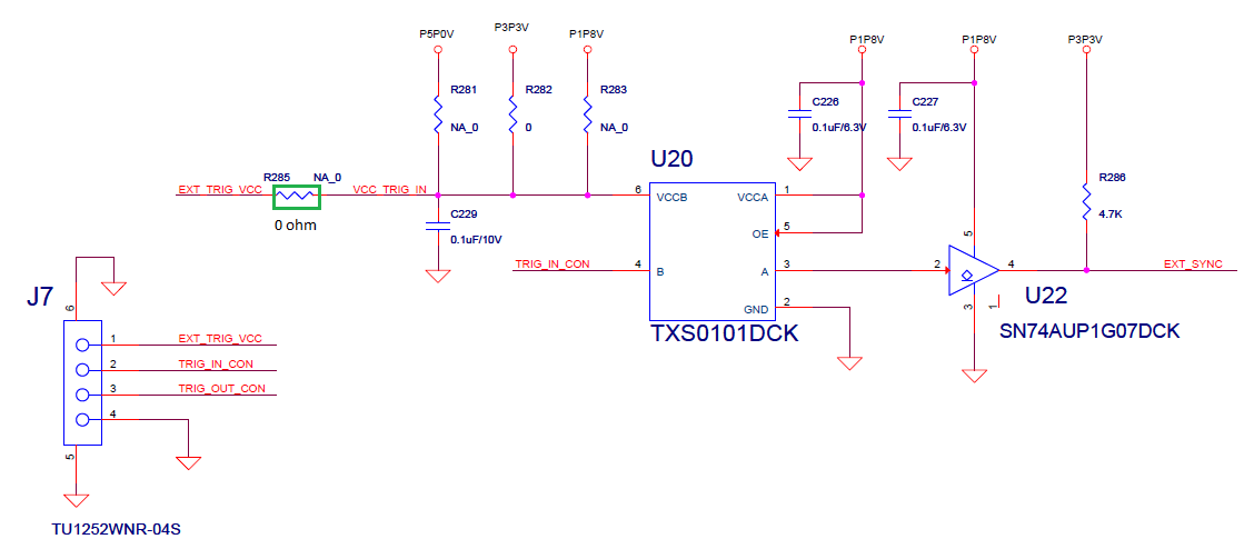 Trigger pins - DLP products forum - DLP®︎ products - TI E2E support forums