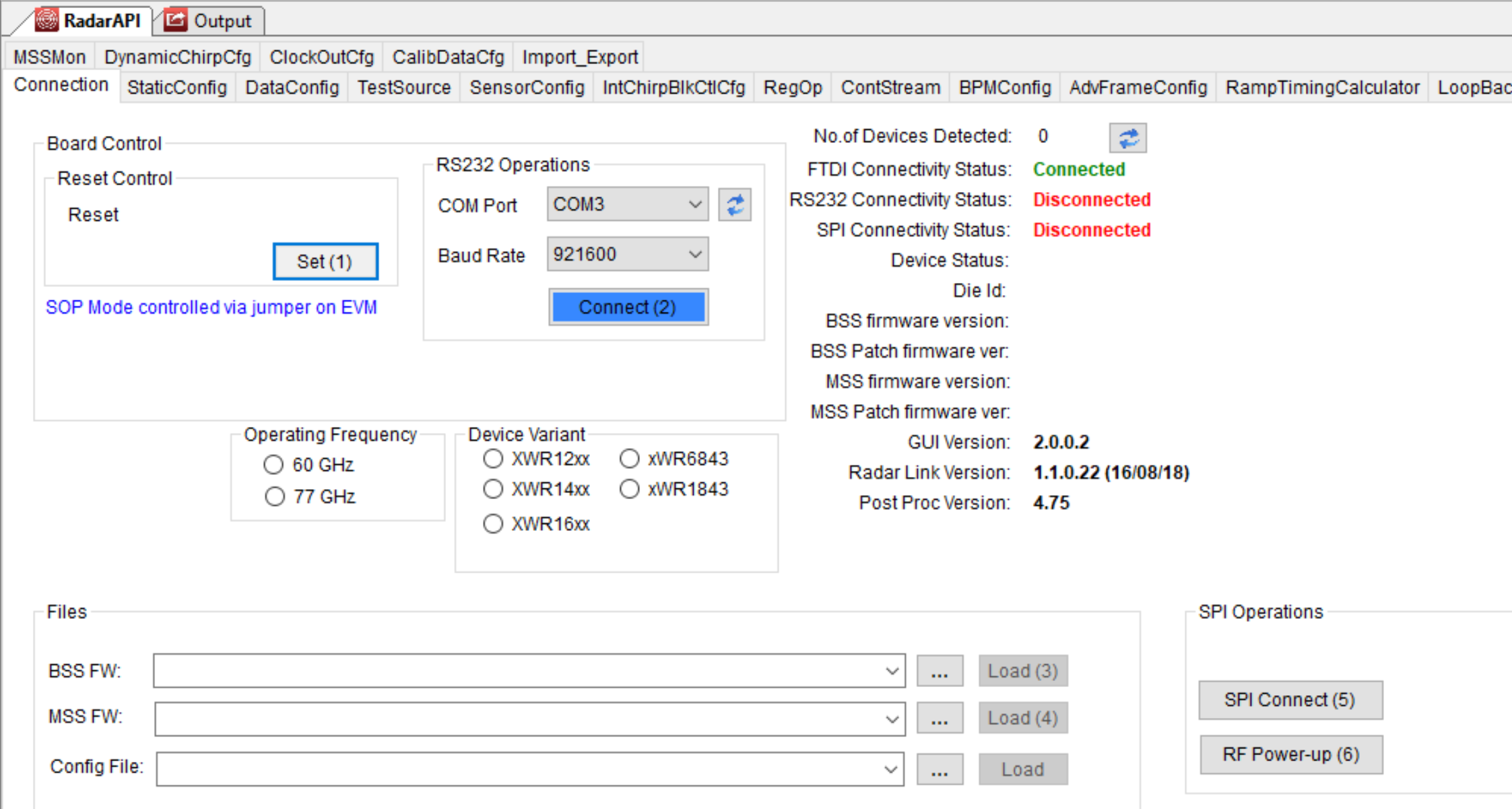 AWR1642BOOST: dca1000evm - Sensors forum - Sensors - TI E2E support forums