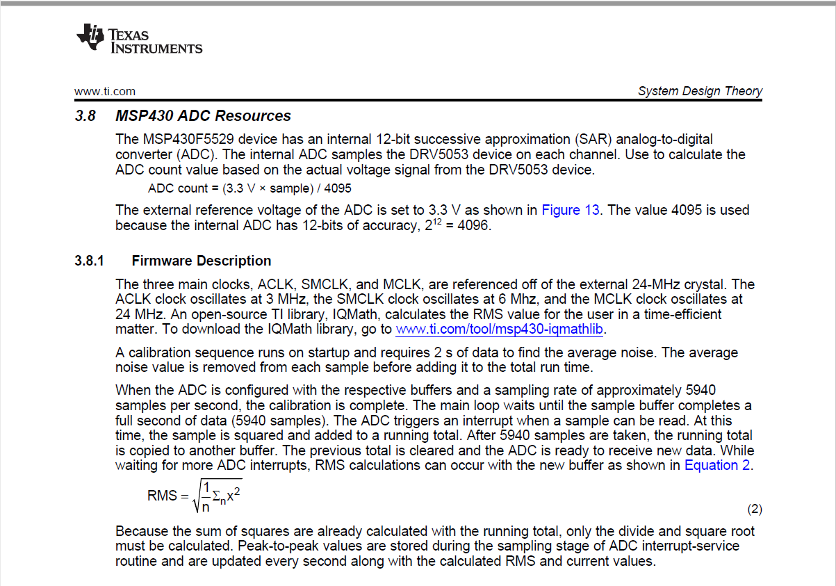 DRV5053 Relation between hall voltage out put and current Sensors