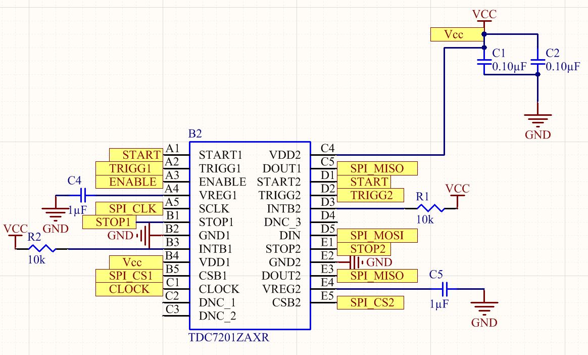 TDC7201: No data at TDCx_Calibration1 (1Bh) and TDCx_Calibration2 (1Ch ...