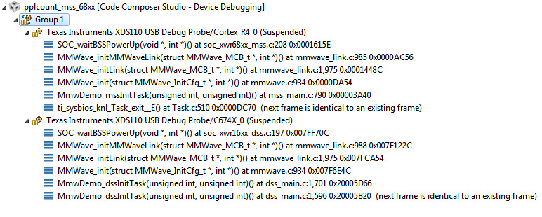 IWR6843: Intermittent hang at startup in SOC_waitBSSpowerUp - Sensors ...