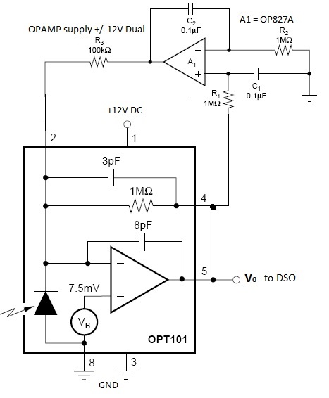 OPT101 ambient compensation feedback problem - Sensors forum - Sensors ...