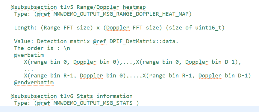 AWR6843: Documentation for the serial communication xwr68xx_mmw_demo ...