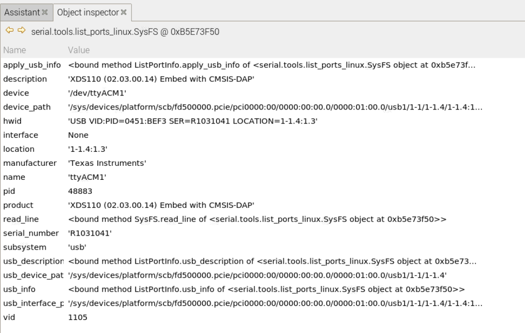 IWR1443BOOST: Identify CFG_port and Data_port in a Linux machine ...