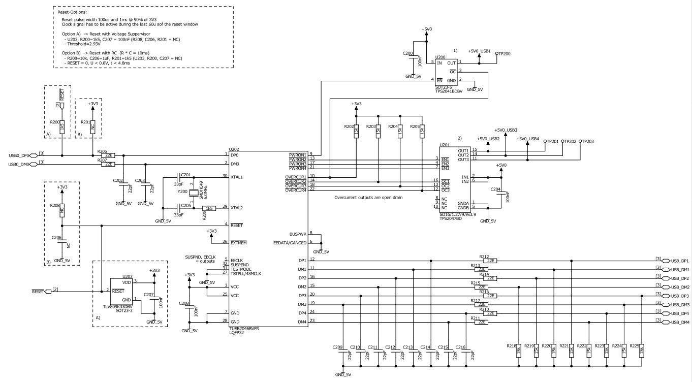 TUSB2046B Chirp K/J after Reset (signaling high-speed mode) - Interface ...