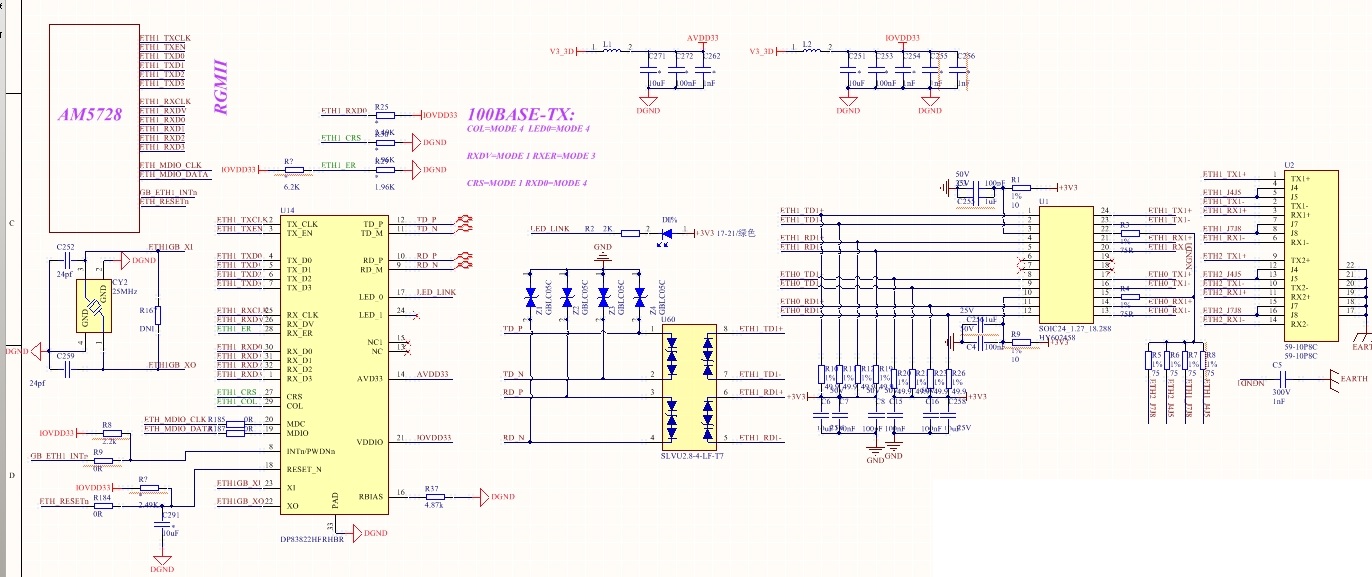 DP83822HF: DP83822HF Can't communication issue - Interface forum 