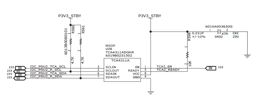TCA4311A: Asking for the TCA4311A schematic review - Interface forum