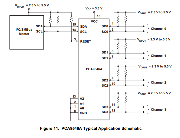 PCA9546adwr guideline need in Protocol wise & Hardware - Interface ...